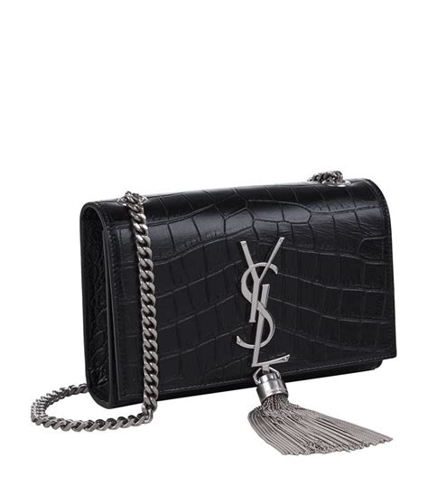 ysl croc kate bag|saint laurent kate crocodile bag.